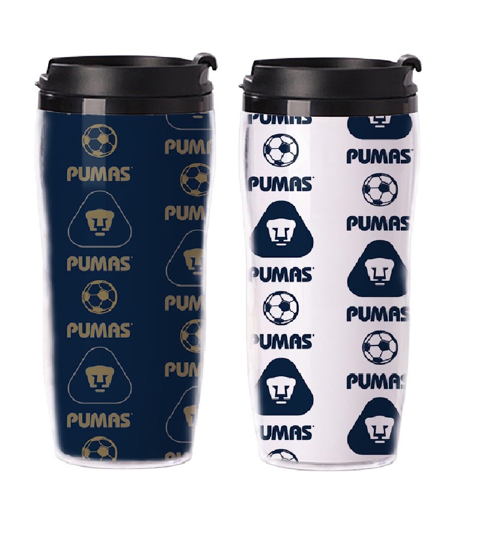 Gamedays Gear La Liga MX 16 Oz. Plastic Double Wall Tumbler with Flip Lid 2 Pack LLMX - PT - 001 - 7005