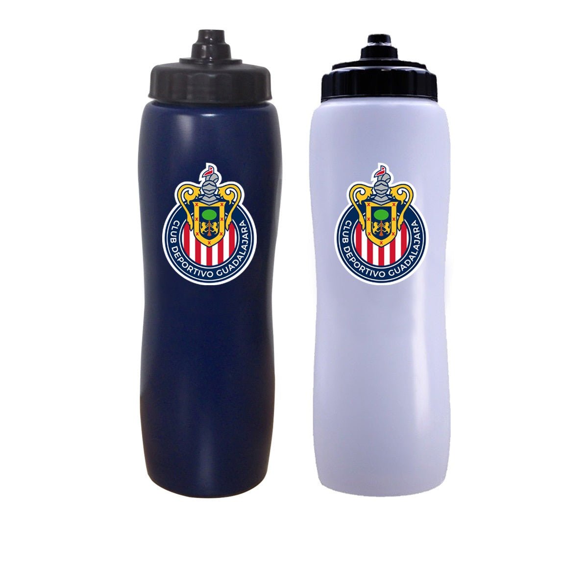 Gamedays Gear La Liga MX 33 Oz. Squeeze Water Bottle 2 Pack LLMX - WB001 - 7002