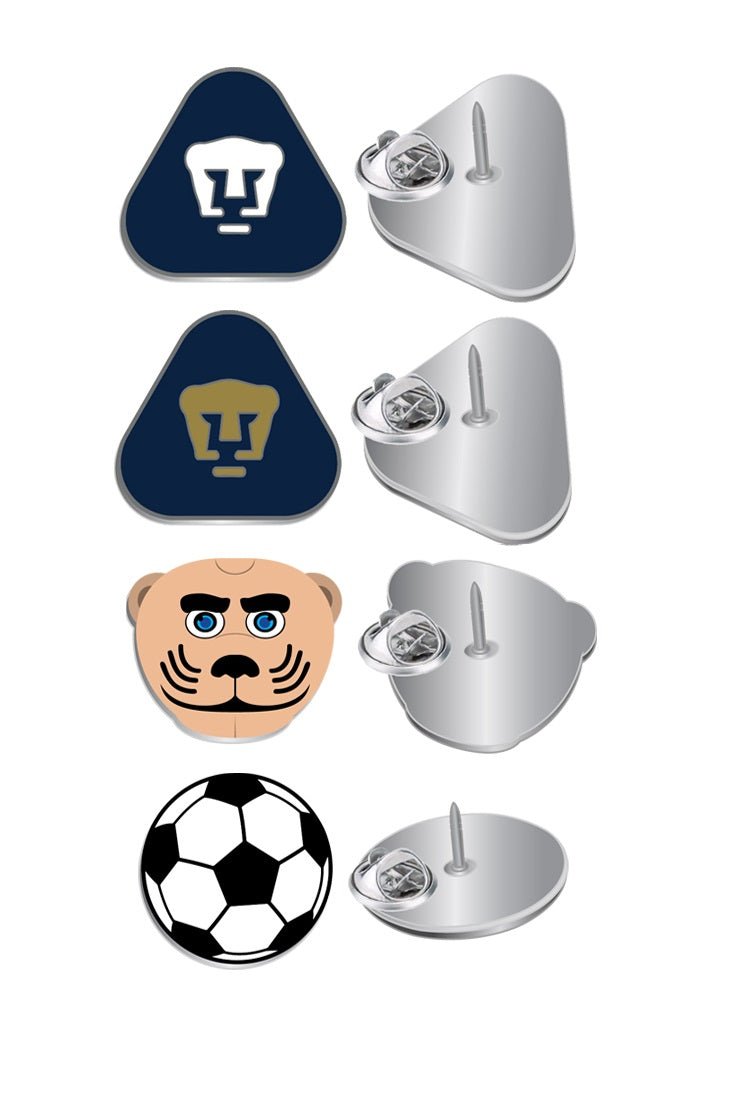 Gamedays Gear La Liga MX 4 pc Collectible Pin Set LLMX - PS001 - 7005