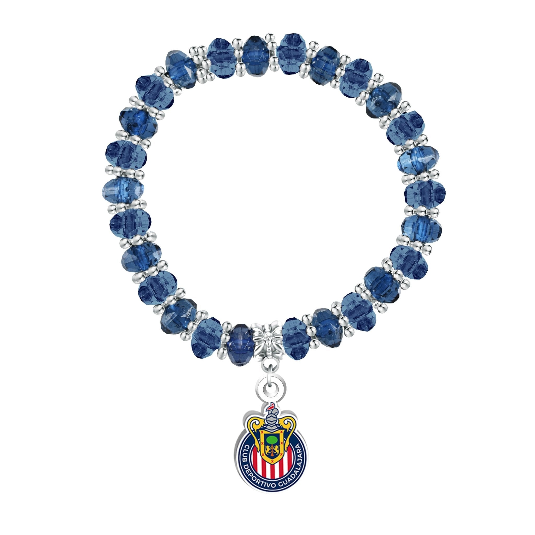 Gamedays Gear La Liga MX Faceted Beaded Stretch Bracelet LLMX - B021 - 7002