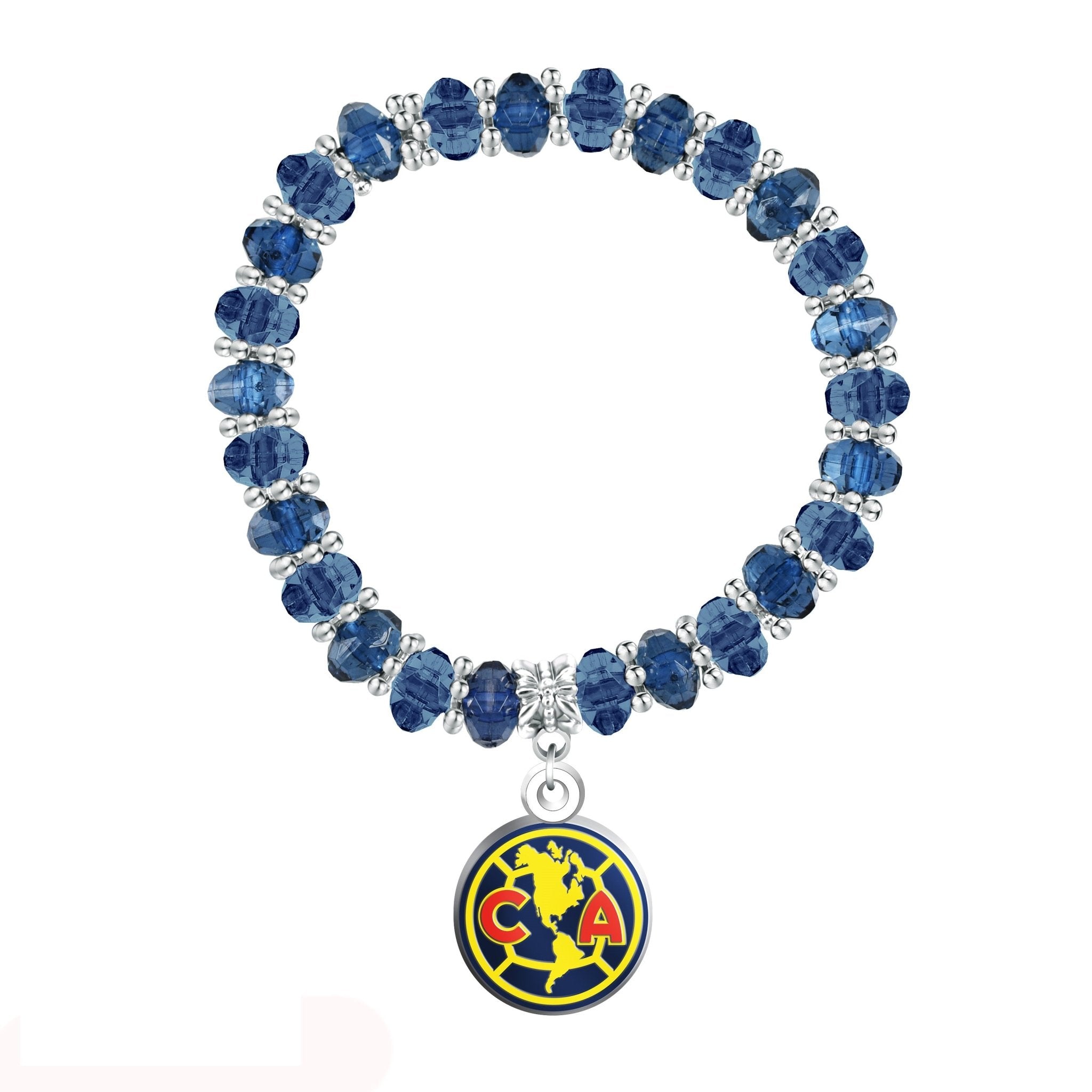 Gamedays Gear La Liga MX Faceted Beaded Stretch Bracelet LLMX - B021 - 7001