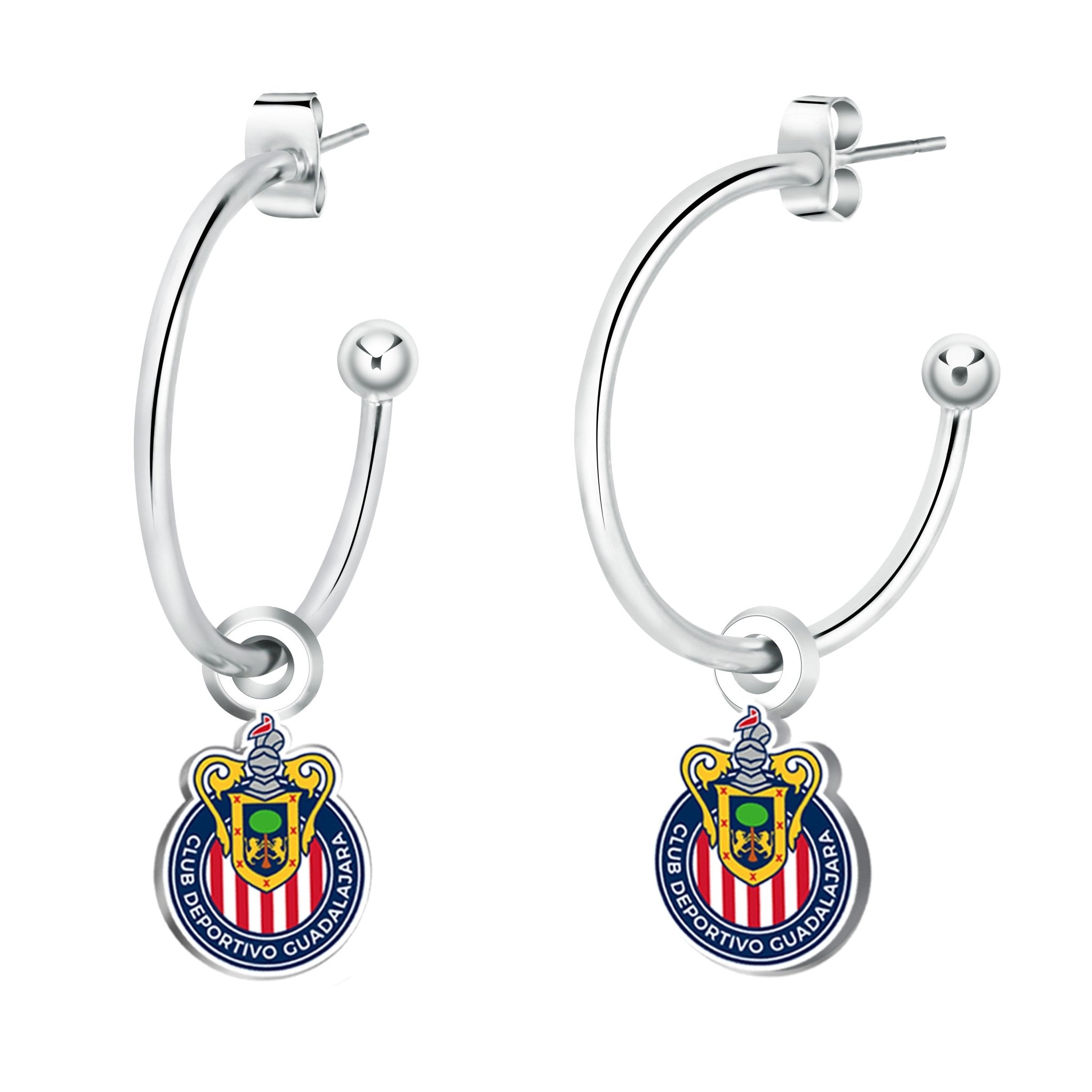 Gamedays Gear La Liga MX Hoop Earring with Team Logo LLMX - E051 - 7002