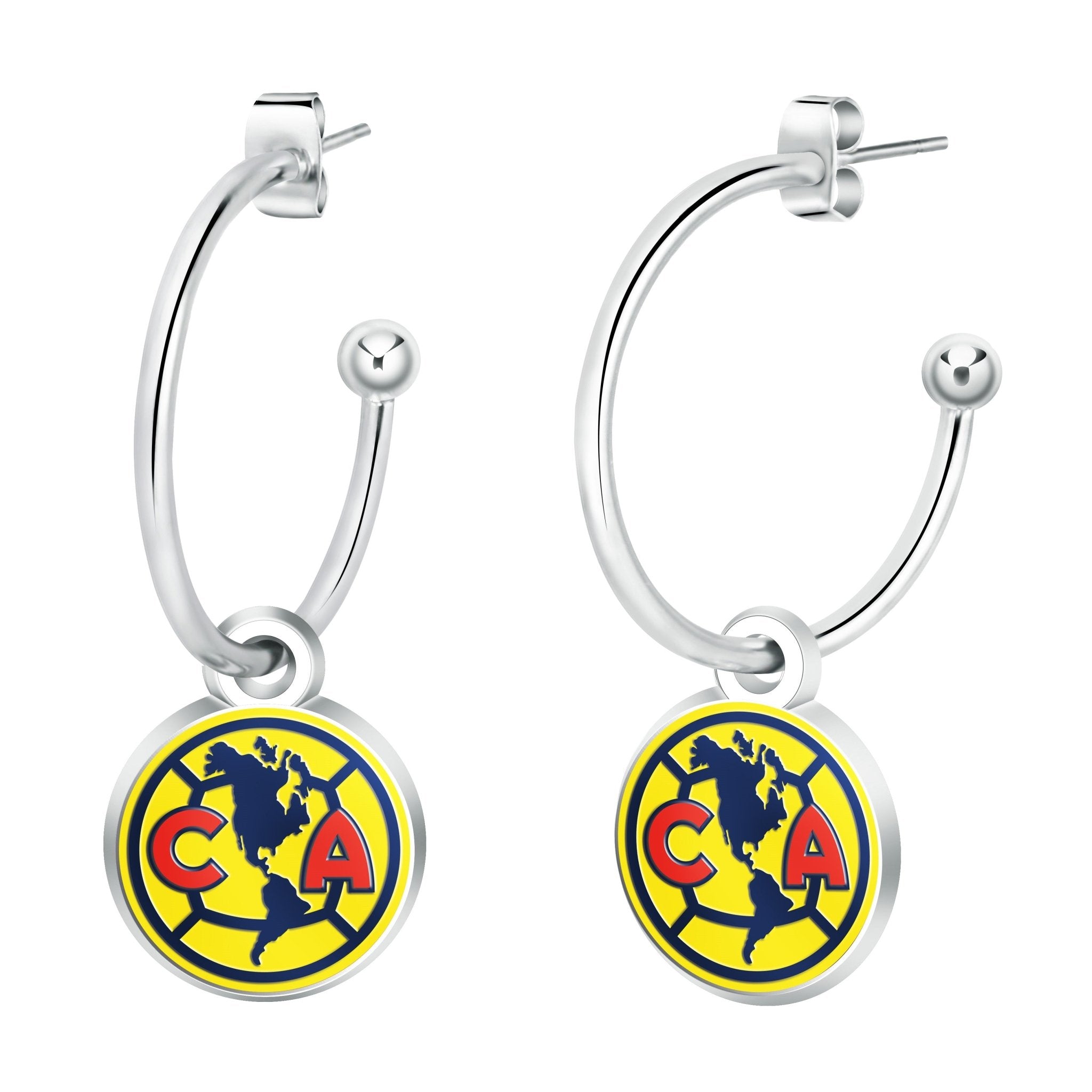 Gamedays Gear La Liga MX Hoop Earring with Team Logo LLMX - E051 - 7001