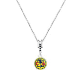 Gamedays Gear La Liga MX Rhine Stone Pendant with Charm Logo 18" + 2" Extension Necklace LLMX - N015 - 7001