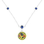 Gamedays Gear La Liga MX Three Faceted Disc Bead Charm Logo 18" + 2" Extension Necklace LLMX - N022 - 7001
