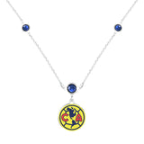 Gamedays Gear La Liga MX Three Faceted Disc Bead Charm Logo 18" + 2" Extension Necklace LLMX - N022 - 7001