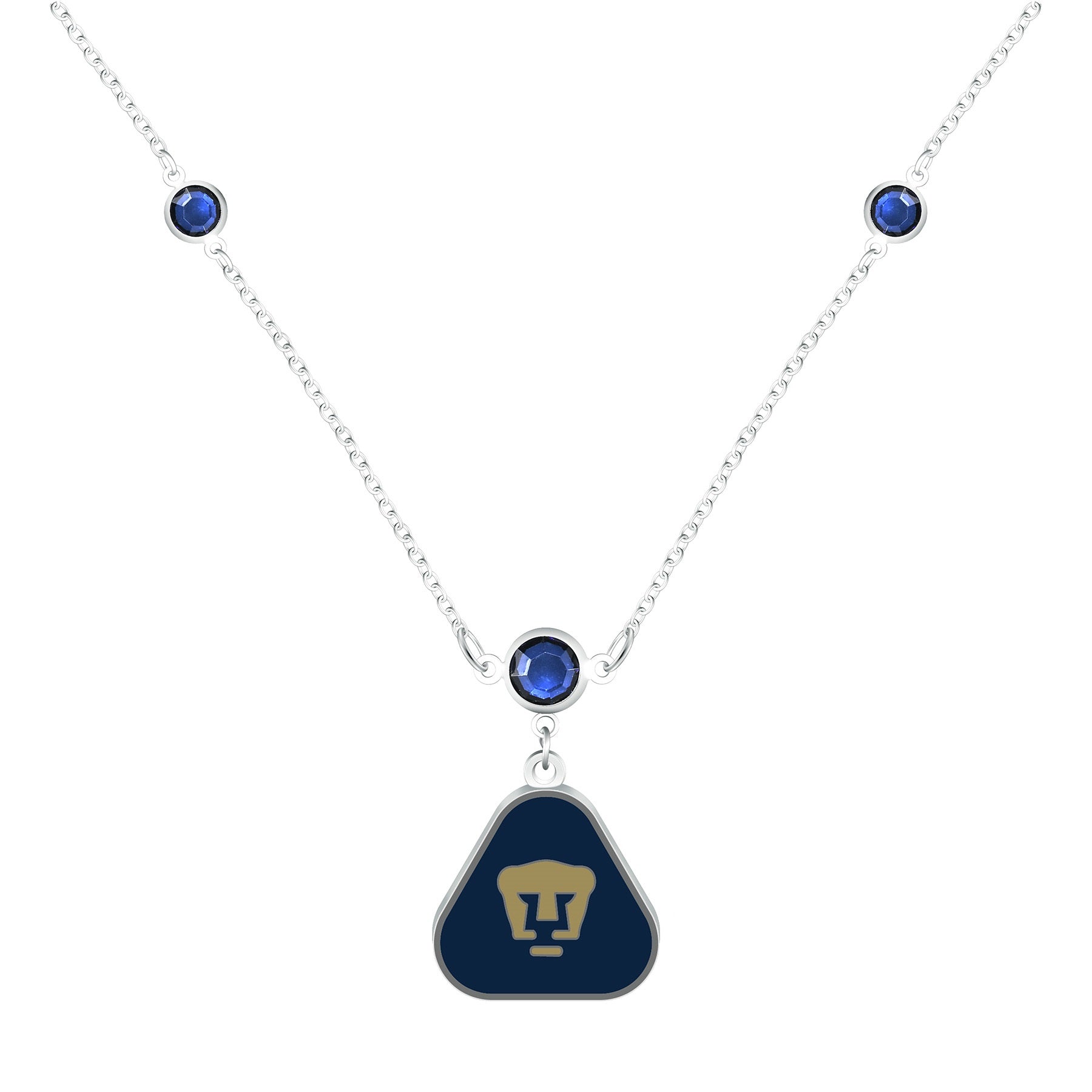 Gamedays Gear La Liga MX Three Faceted Disc Bead Charm Logo 18" + 2" Extension Necklace LLMX - N022 - 7005