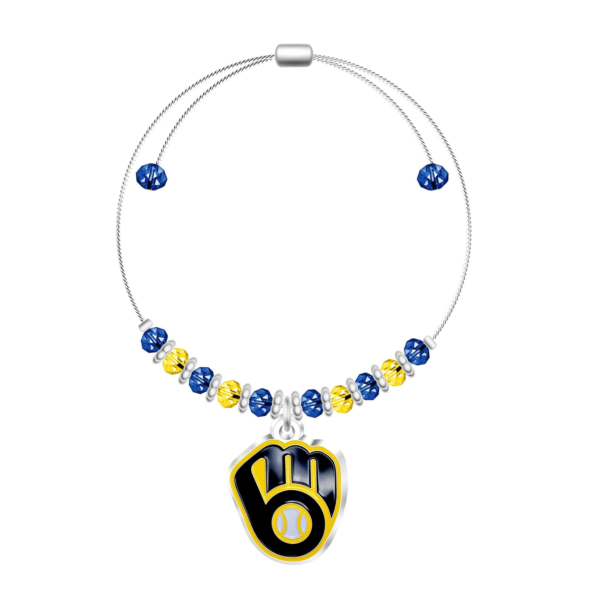 Gamedays Gear MLB 2 - Tone Bead Adjustable Bracelet B027 - 2016
