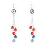 Gamedays Gear MLB Beaded Dangle Earrings E052 - 2002