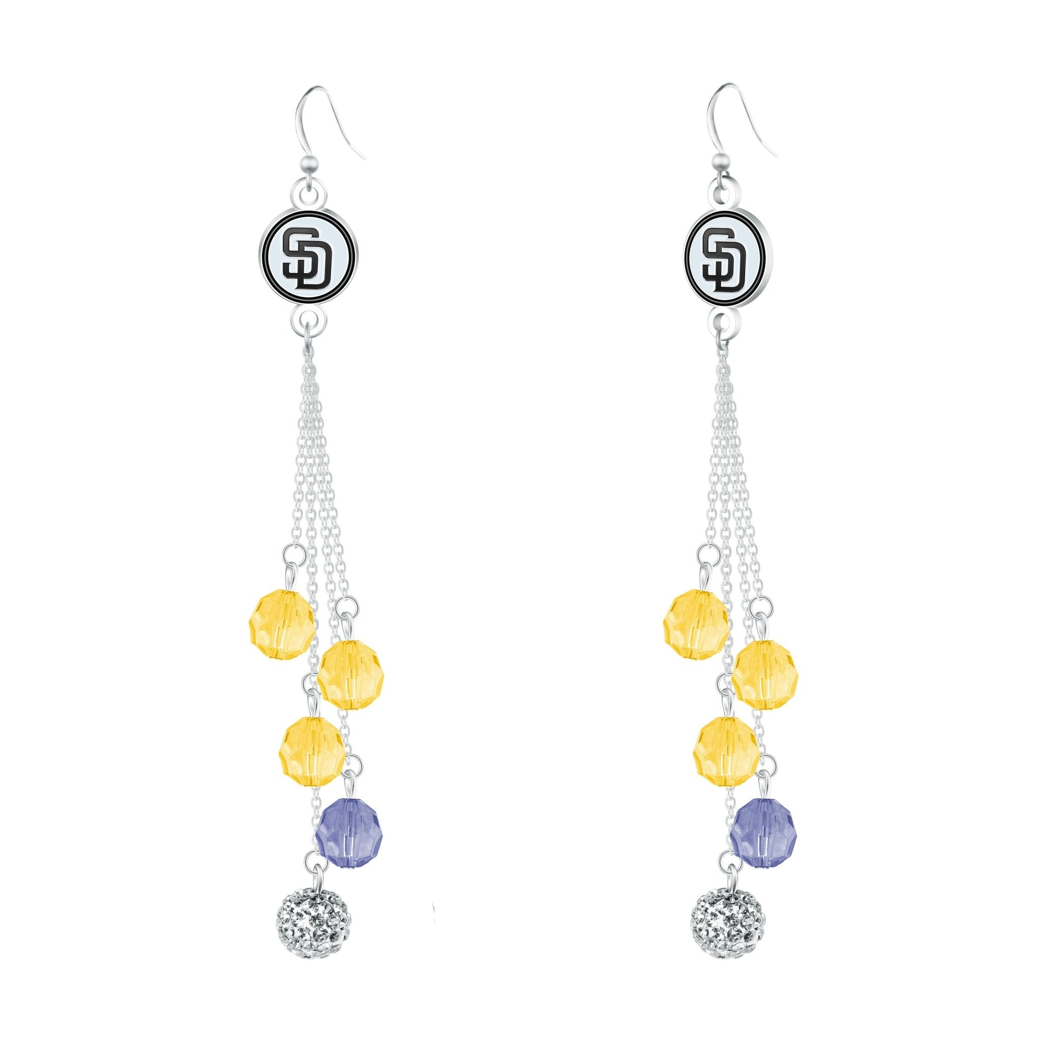 Gamedays Gear MLB Beaded Dangle Earrings E052 - 2023