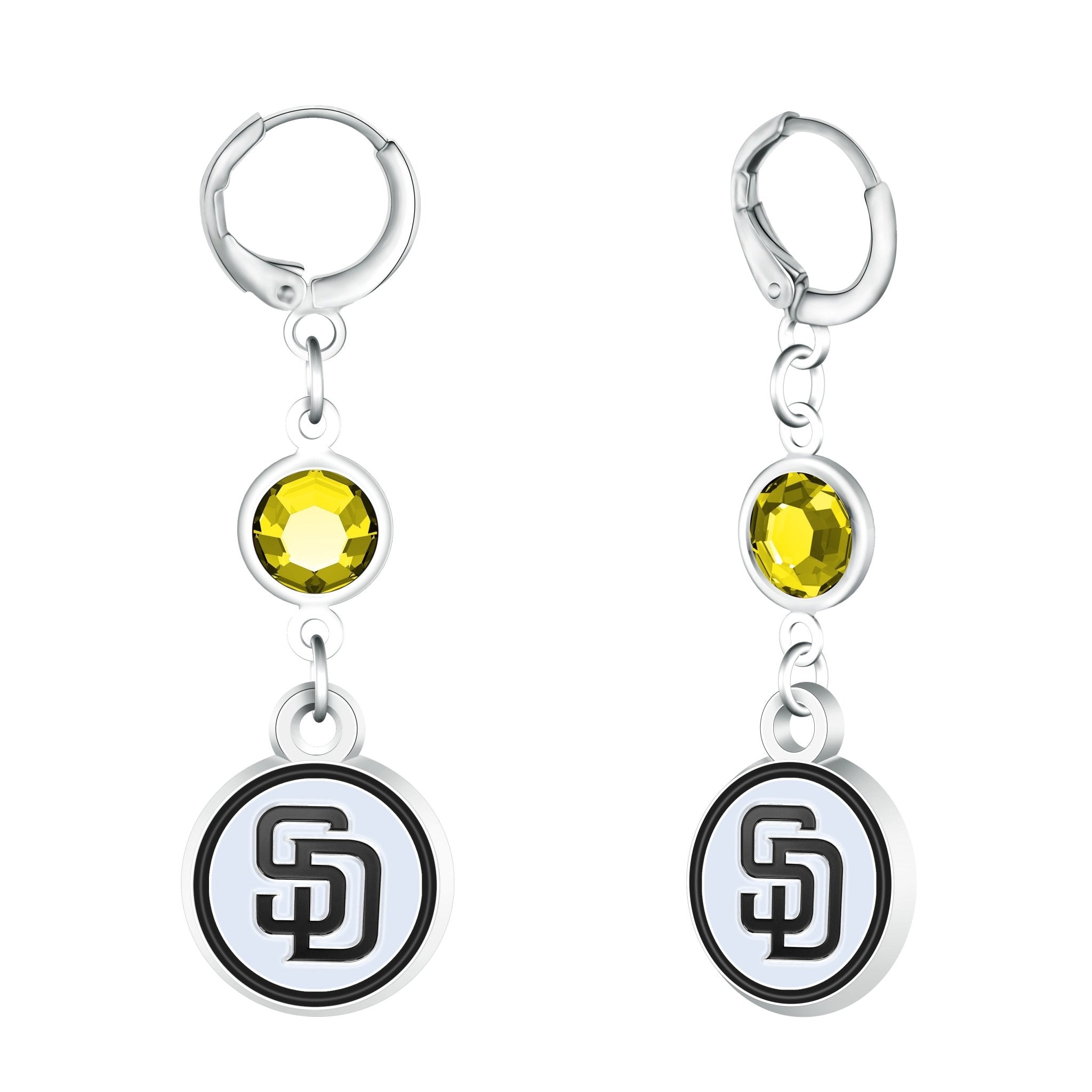 Gamedays Gear MLB Beaded Dangle Hoop Earrings E038 - 2023