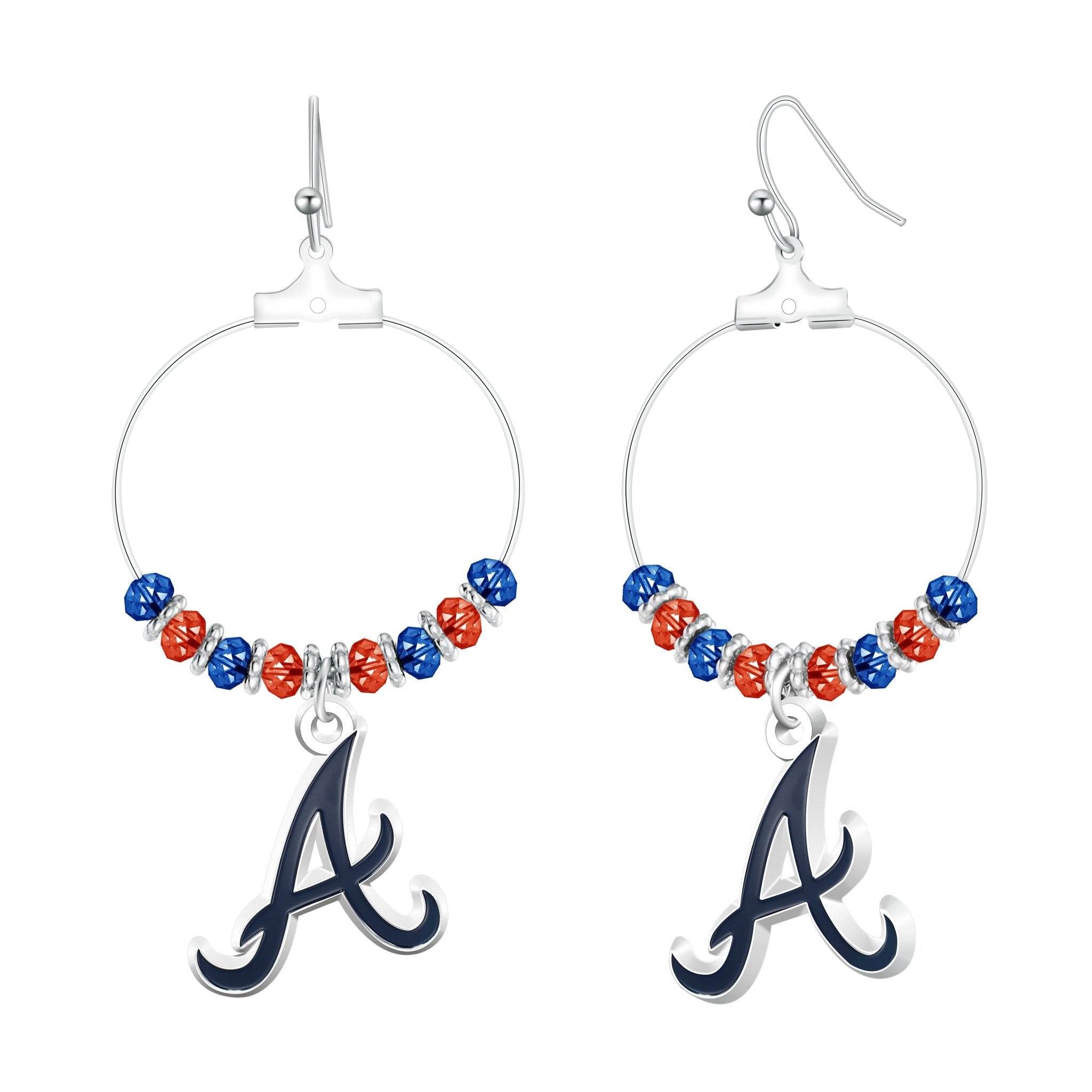 Gamedays Gear MLB Beaded Hoop Earrings E039 - 2002