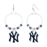 Gamedays Gear MLB Beaded Hoop Earrings E039 - 2019
