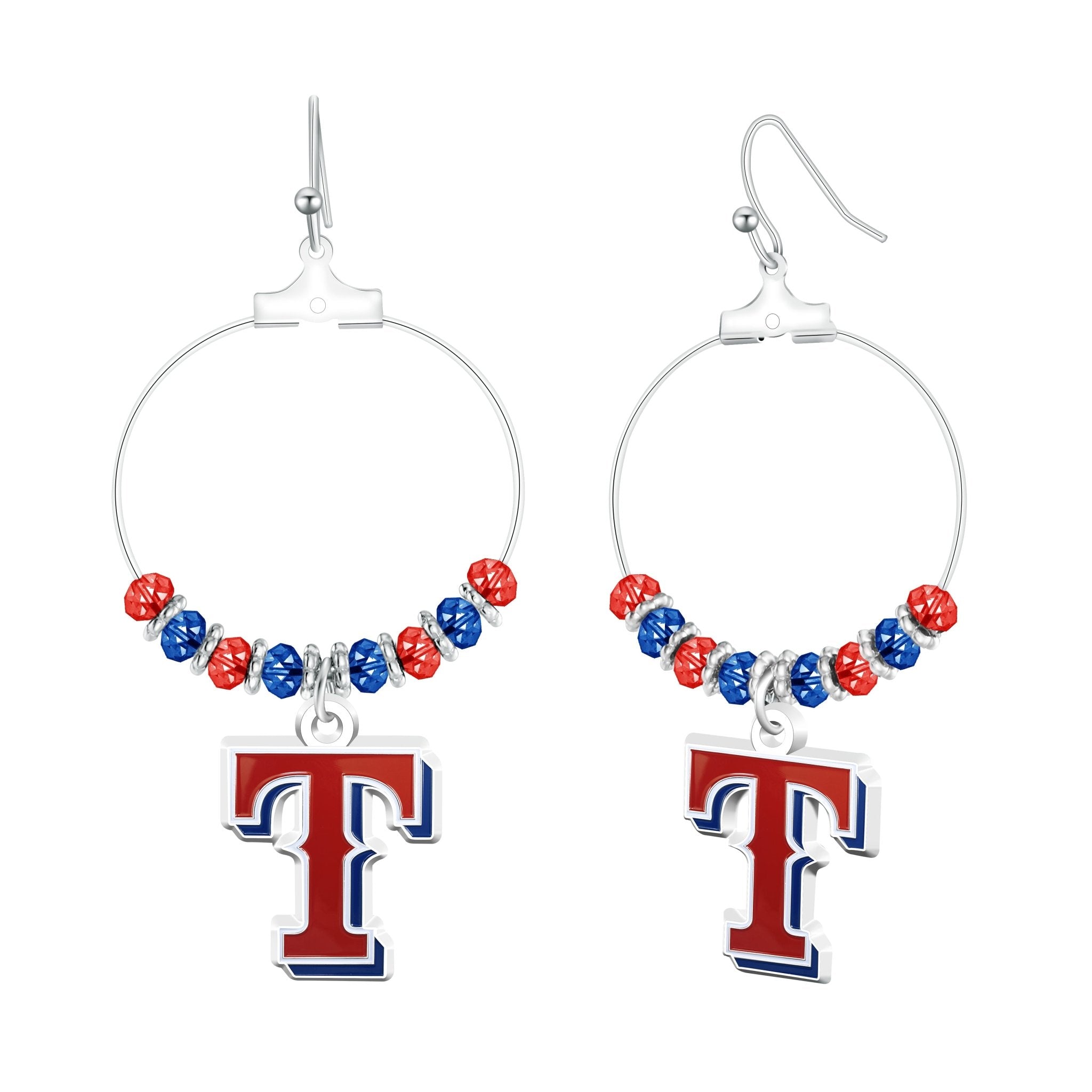 Gamedays Gear MLB Beaded Hoop Earrings E039 - 2028