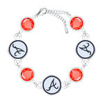 Gamedays Gear MLB Disc Beaded Bangle Bracelet B024 - 2002
