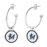 Gamedays Gear MLB Half Hoop Earrings E051 - 2011