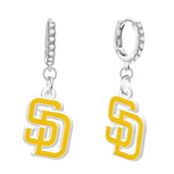 Gamedays Gear MLB Rhinestone Circle Earrings E034 - 2023