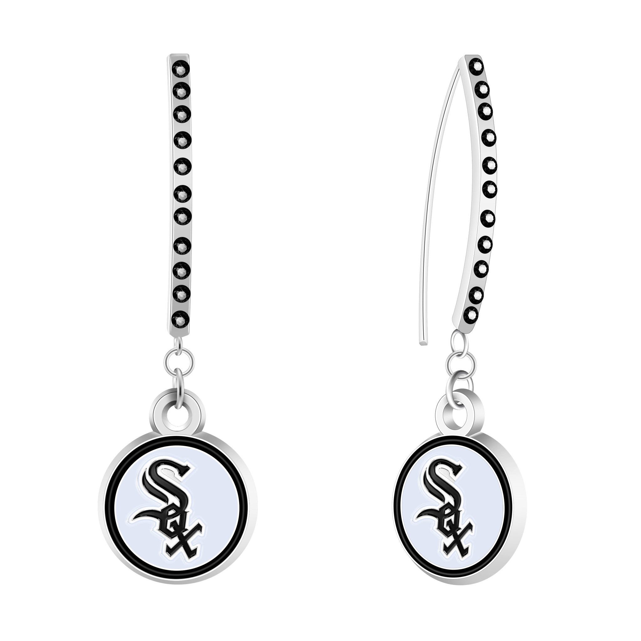 Gamedays Gear MLB Rhinestone Vertical Earrings E024 - 2006