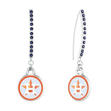 Gamedays Gear MLB Rhinestone Vertical Earrings E024 - 2012