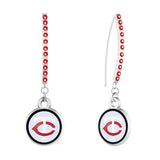 Gamedays Gear MLB Rhinestone Vertical Earrings E024 - 2017