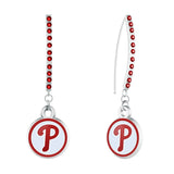 Gamedays Gear MLB Rhinestone Vertical Earrings E024 - 2021