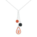Gamedays Gear MLB Teardrop Dangle Necklace N025 - 2024