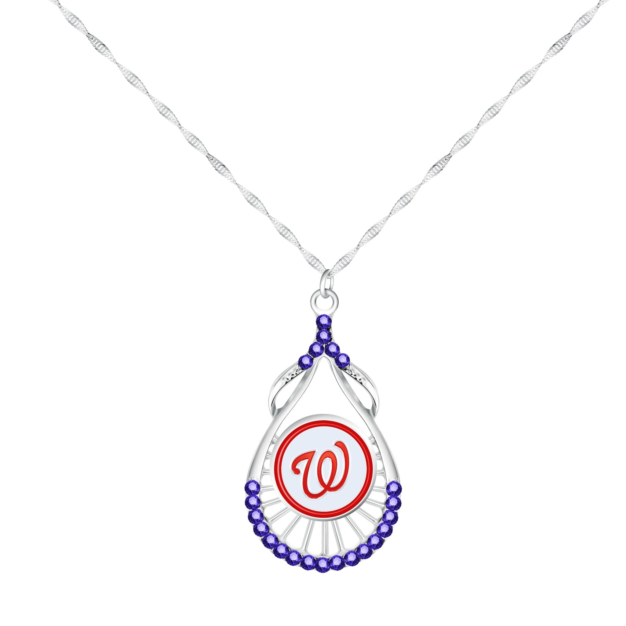 Gamedays Gear MLB Teardrop Rhinestone Necklace N031 - 2030