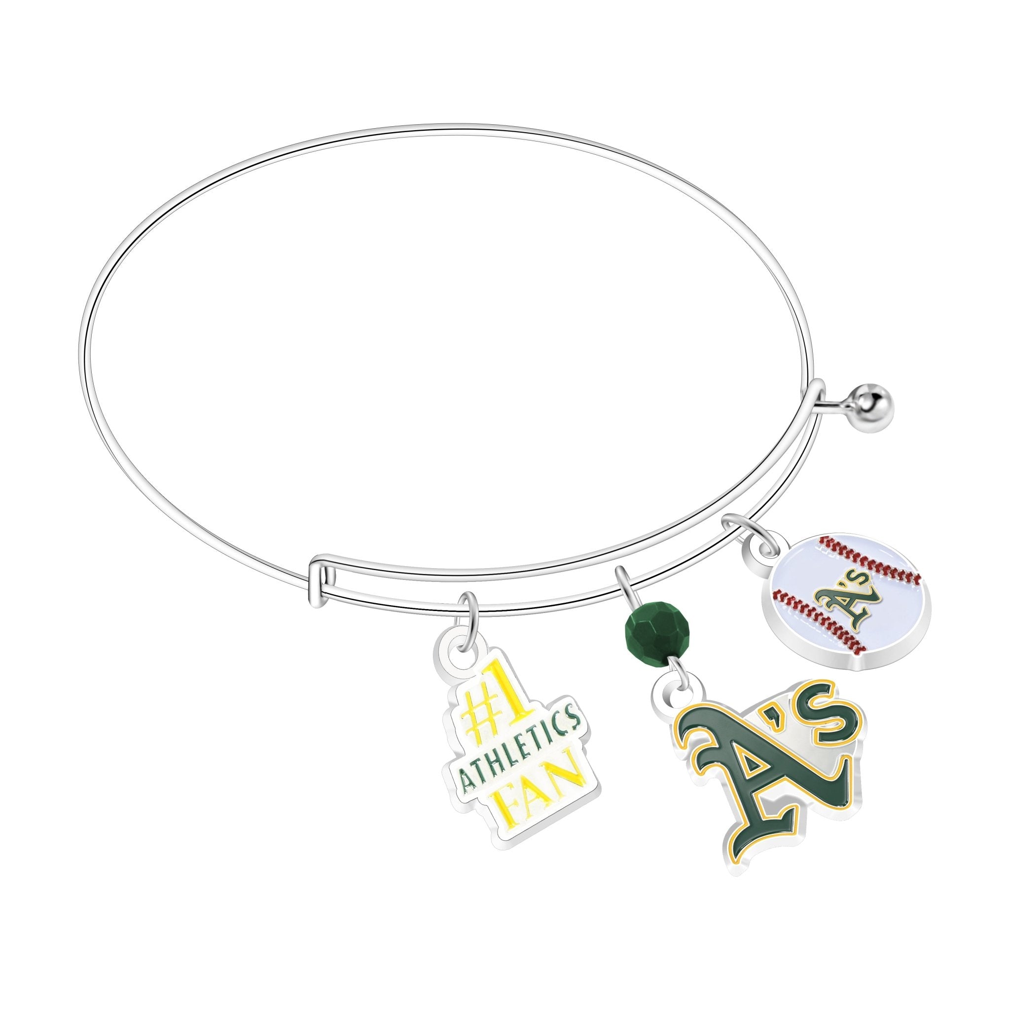 Gamedays Gear MLB Three Charm Logo Bracelet B005 - 2020