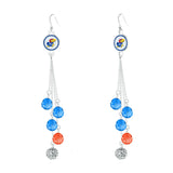 Gamedays Gear NCAA Beaded Dangle Earrings E052 - 4022