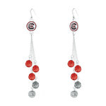 Gamedays Gear NCAA Beaded Dangle Earrings E052 - 4051
