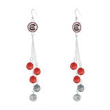 Gamedays Gear NCAA Beaded Dangle Earrings E052 - 4051