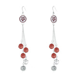 Gamedays Gear NCAA Beaded Dangle Earrings E052 - 4057