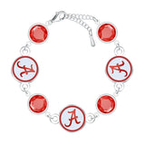 Gamedays Gear NCAA Disc Beaded Bangle Bracelet B024 - 4001
