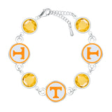 Gamedays Gear NCAA Disc Beaded Bangle Bracelet B024 - 4055