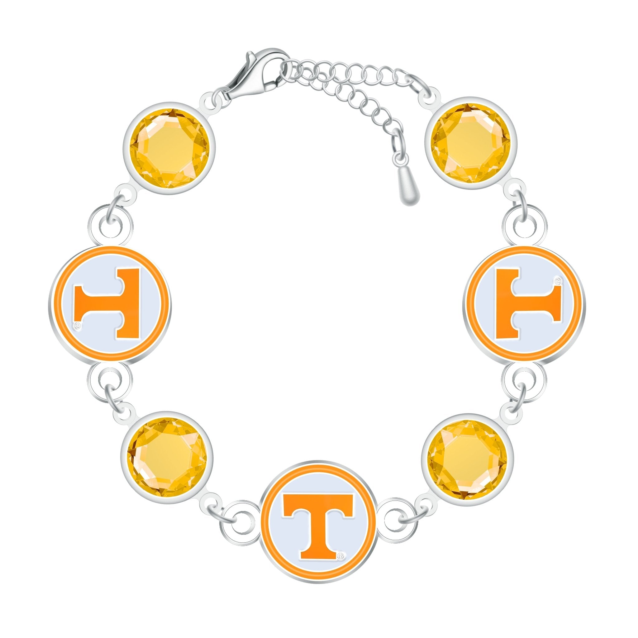 Gamedays Gear NCAA Disc Beaded Bangle Bracelet B024 - 4055