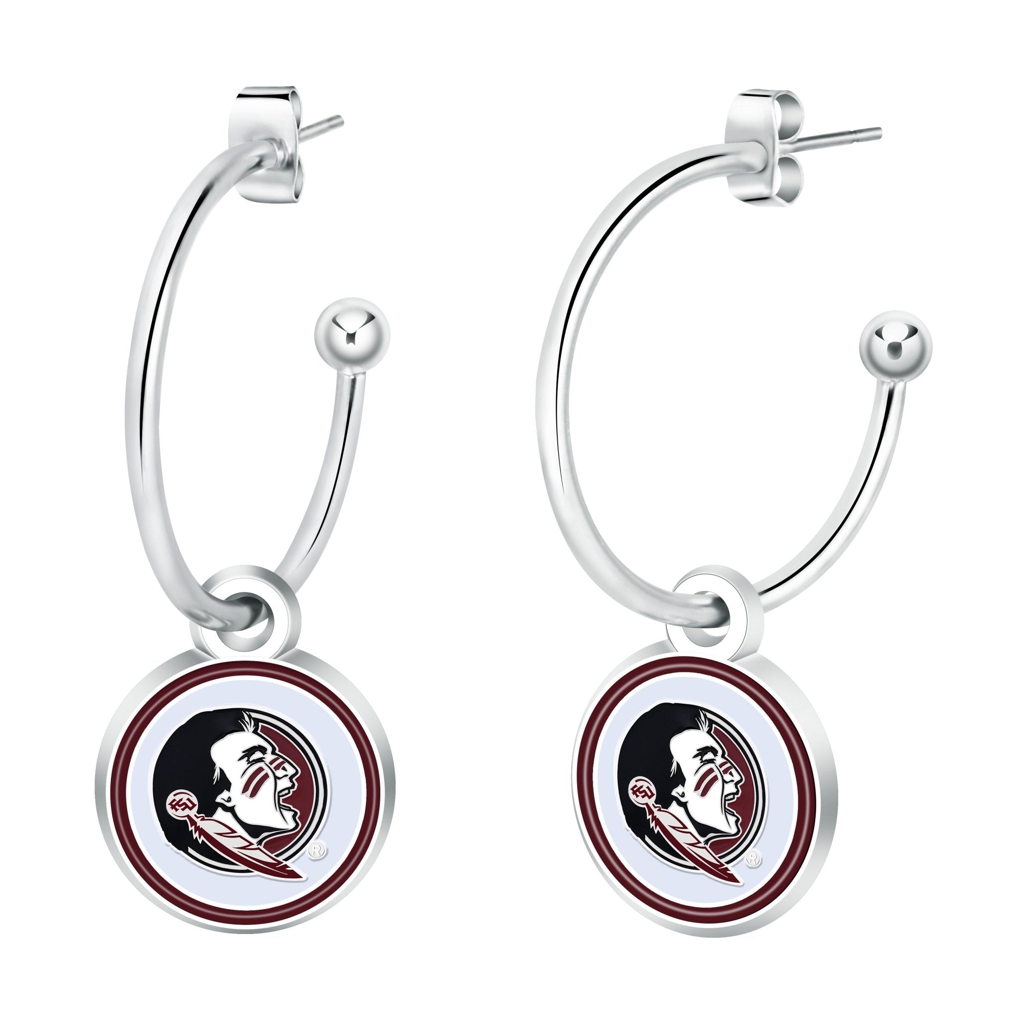 Gamedays Gear NCAA Half Hoop Earrings E051 - 4014