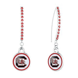 Gamedays Gear NCAA Rhinestone Vertical Earrings E024 - 4051