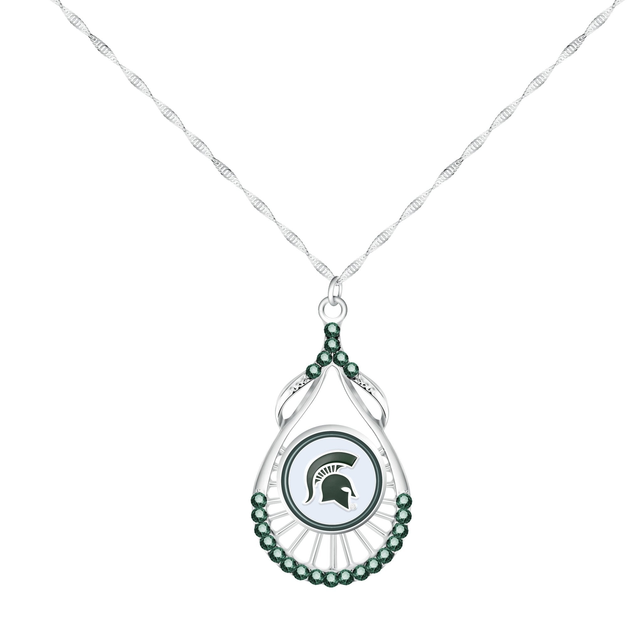 Gamedays Gear NCAA Teardrop Rhinestone Necklace N031 - 4030