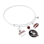 Gamedays Gear NCAA Three Charm Logo Bracelet B005 - 4014