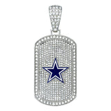 Gamedays Gear NFL Bling Dog Tag Necklace BDTN - 1009