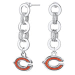Gamedays Gear NFL Circle Links Post Earrings E007 - 1006