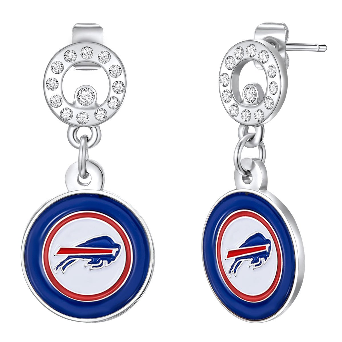 Gamedays Gear NFL Circle Post Earrings E005 - 1003