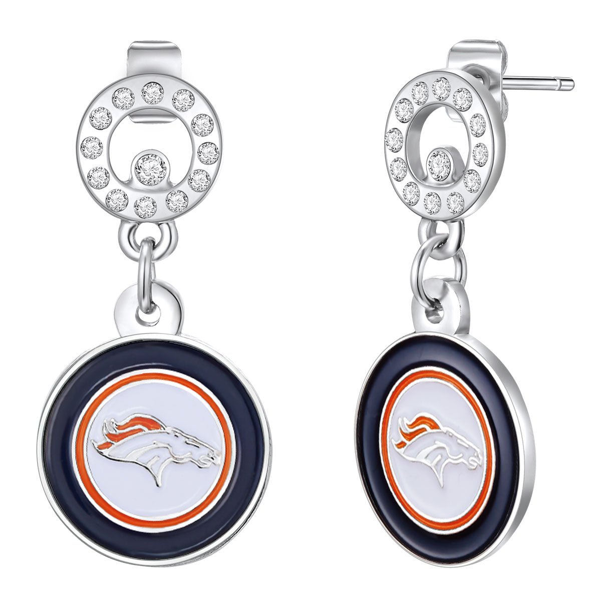 Gamedays Gear NFL Circle Post Earrings E005 - 1010