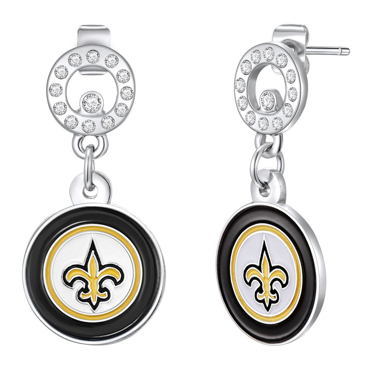 Gamedays Gear NFL Circle Post Earrings E005 - 1020