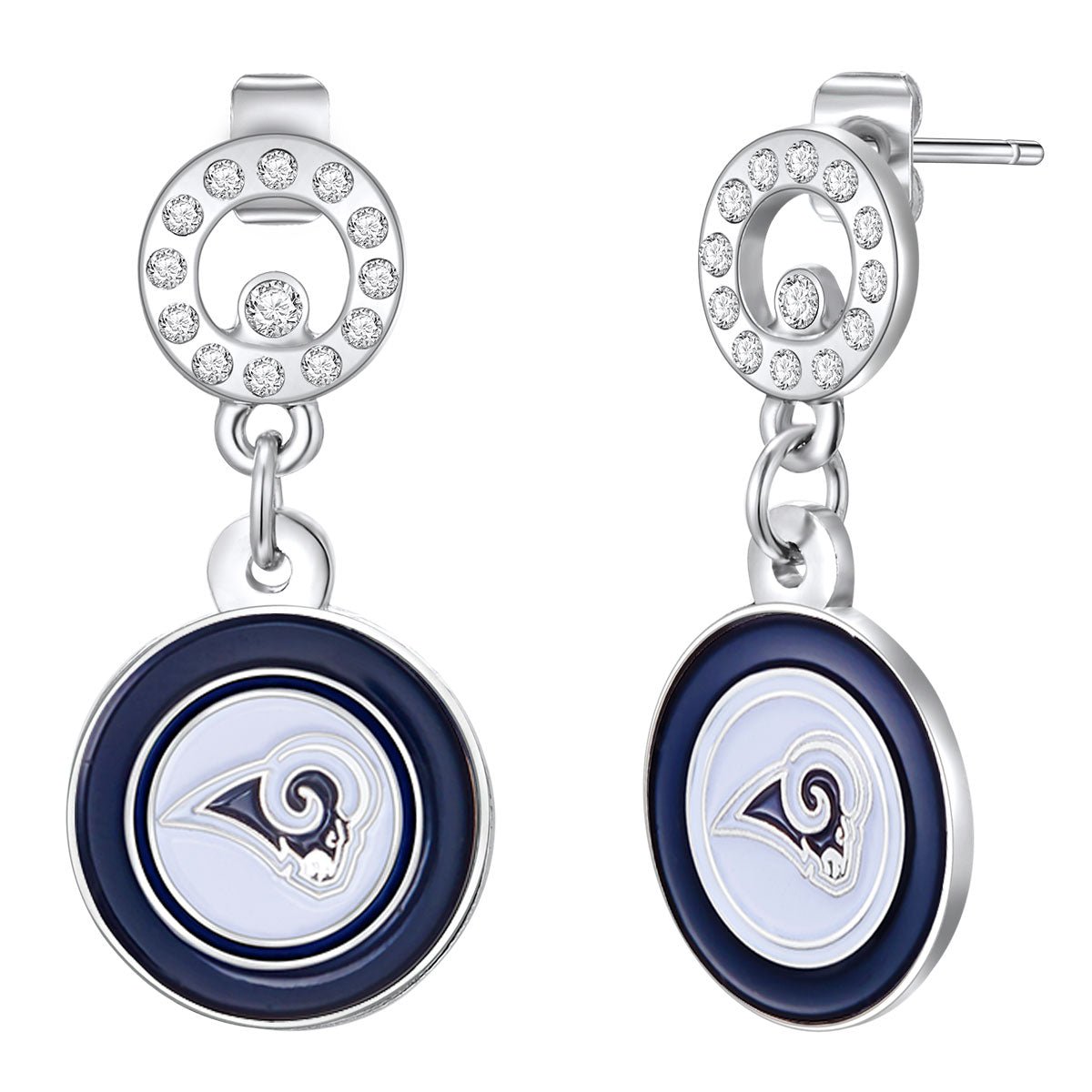 Gamedays Gear NFL Circle Post Earrings E005 - 1029