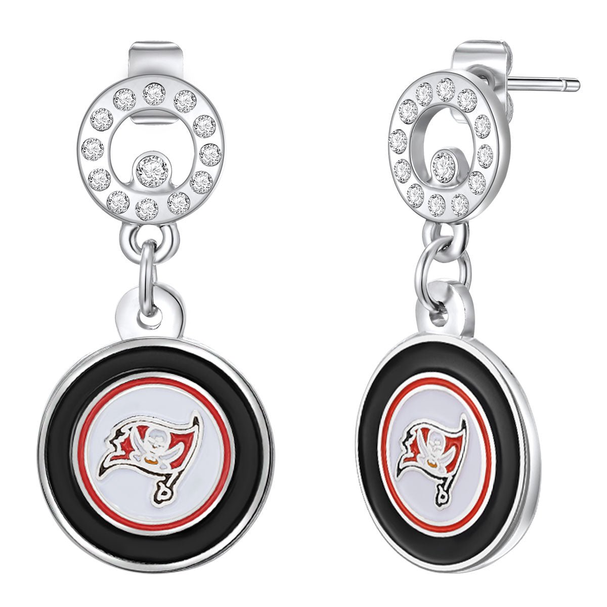 Gamedays Gear NFL Circle Post Earrings E005 - 1030