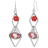 Gamedays Gear NFL Triangle Logo Dangler Earrings E001 - 1027
