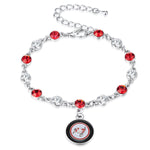 Gamedays Gear NFL Two Tone Crystal Bangle Bracelet B012 - 1030A