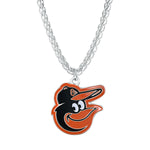 Baltimore Orioles Primary Team Logo Necklace