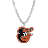 Baltimore Orioles Primary Team Logo Necklace